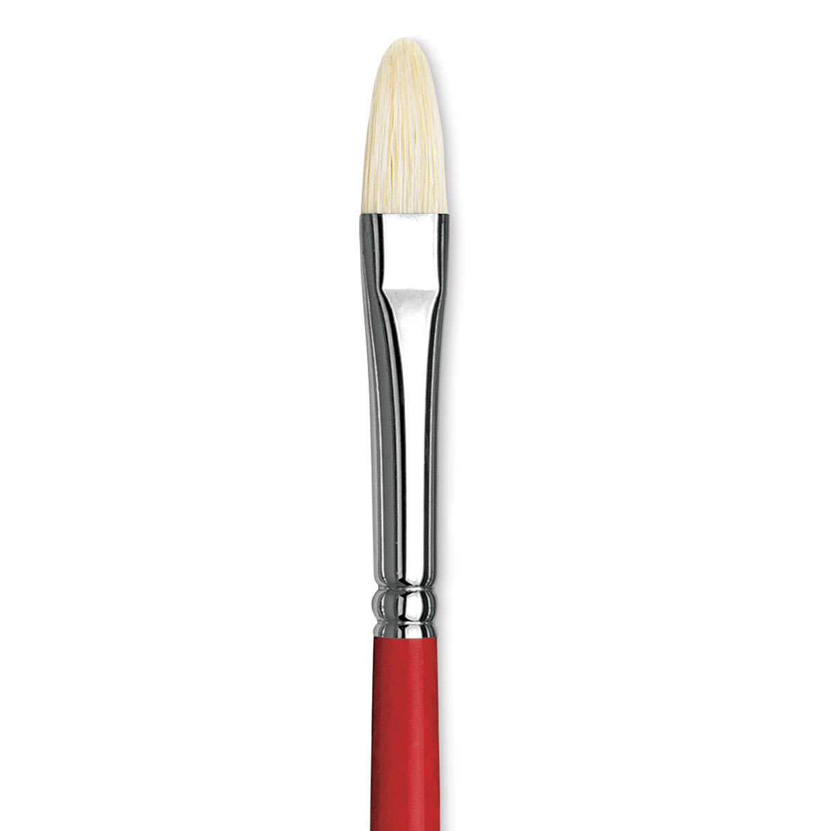 Da Vinci Maestro 2 Hog Bristle Brush - Short Filbert, Long Handle, Size 5 close up