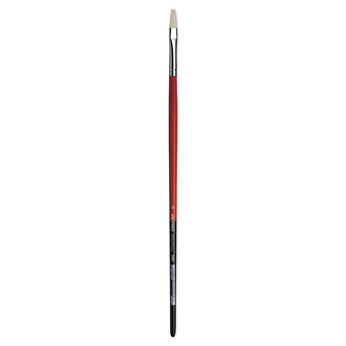 Da Vinci Maestro 2 Hog Bristle Brush - Flat, Long Handle, Size 4