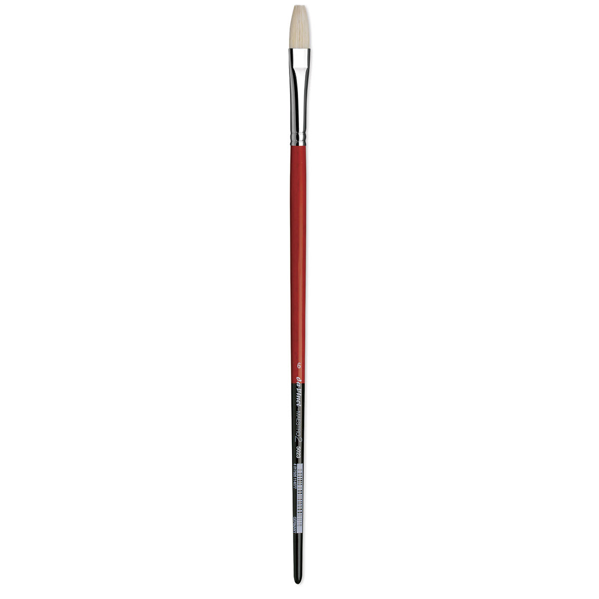 Da Vinci Maestro 2 Hog Bristle Brush - Flat, Long Handle, Size 6