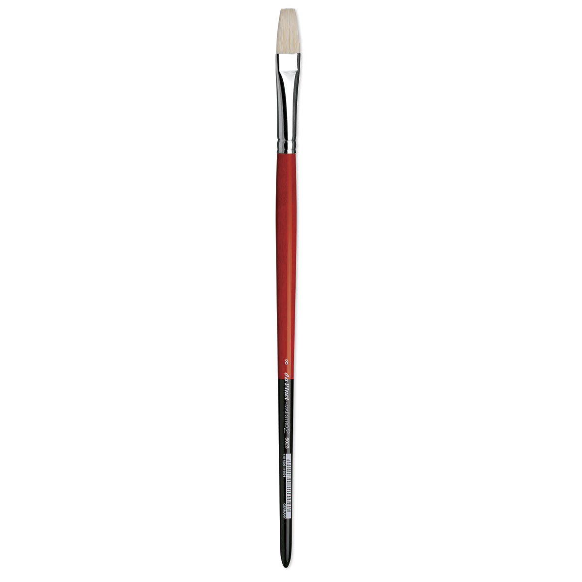 Da Vinci Maestro 2 Hog Bristle Brush - Flat, Long Handle, Size 8