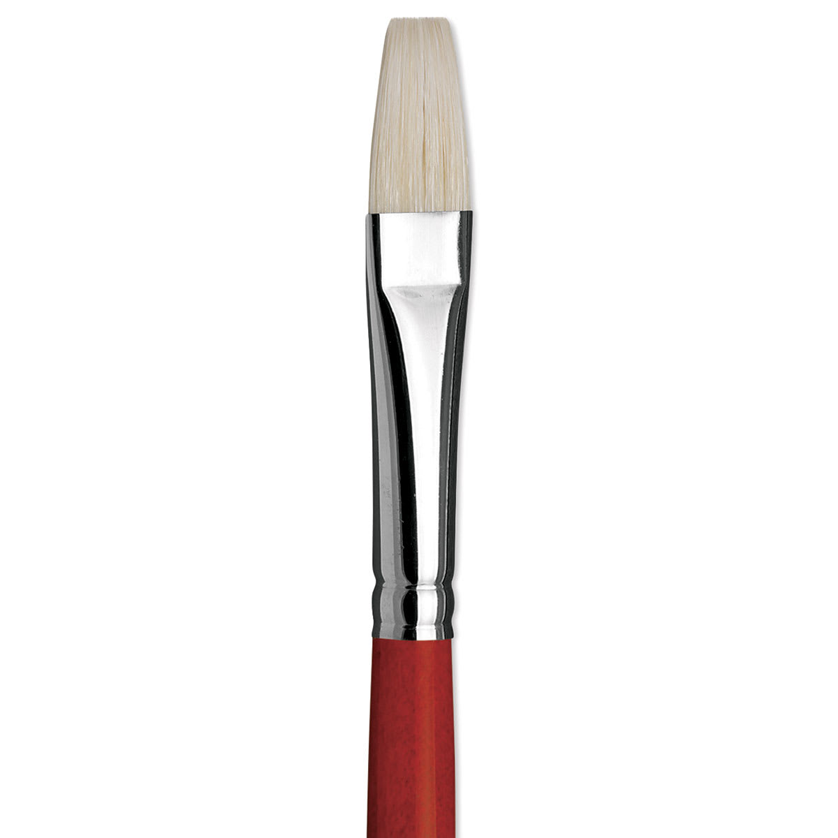 Da Vinci Maestro 2 Hog Bristle Brush - Flat, Long Handle, Size 8 close up