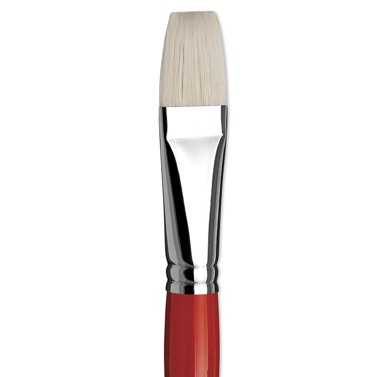 Da Vinci Maestro 2 Hog Bristle Brush - Flat, Long Handle, Size 16 close up