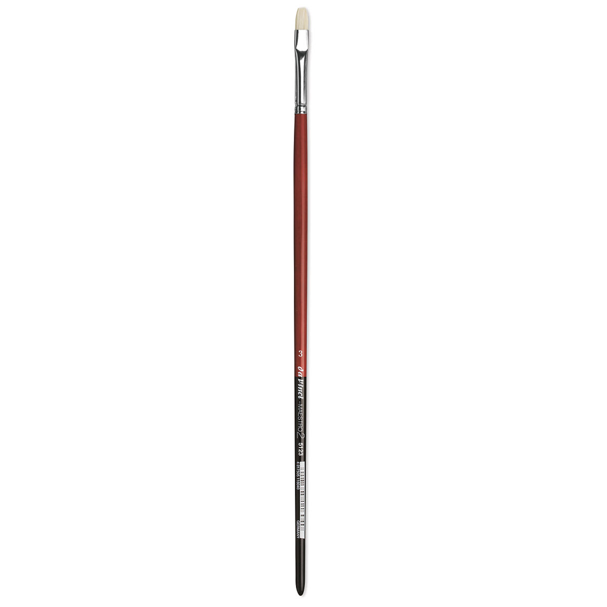 Da Vinci Maestro 2 Hog Bristle Brush - Bright, Long Handle, Size 3