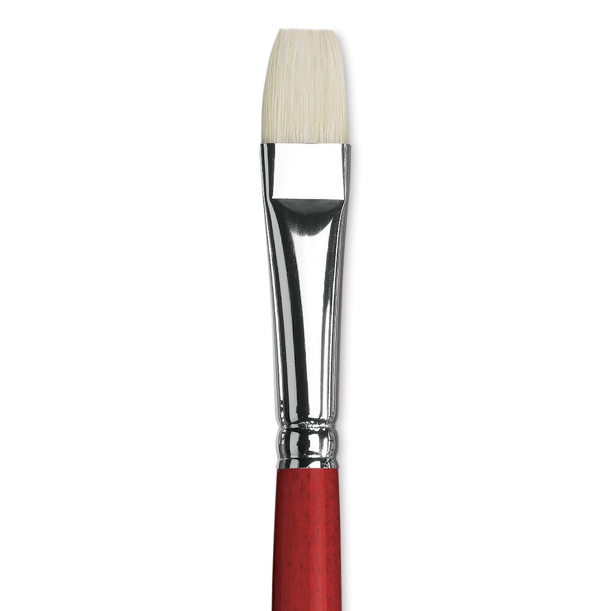 Da Vinci Maestro 2 Hog Bristle Brush - Bright, Long Handle, Size 8 close up