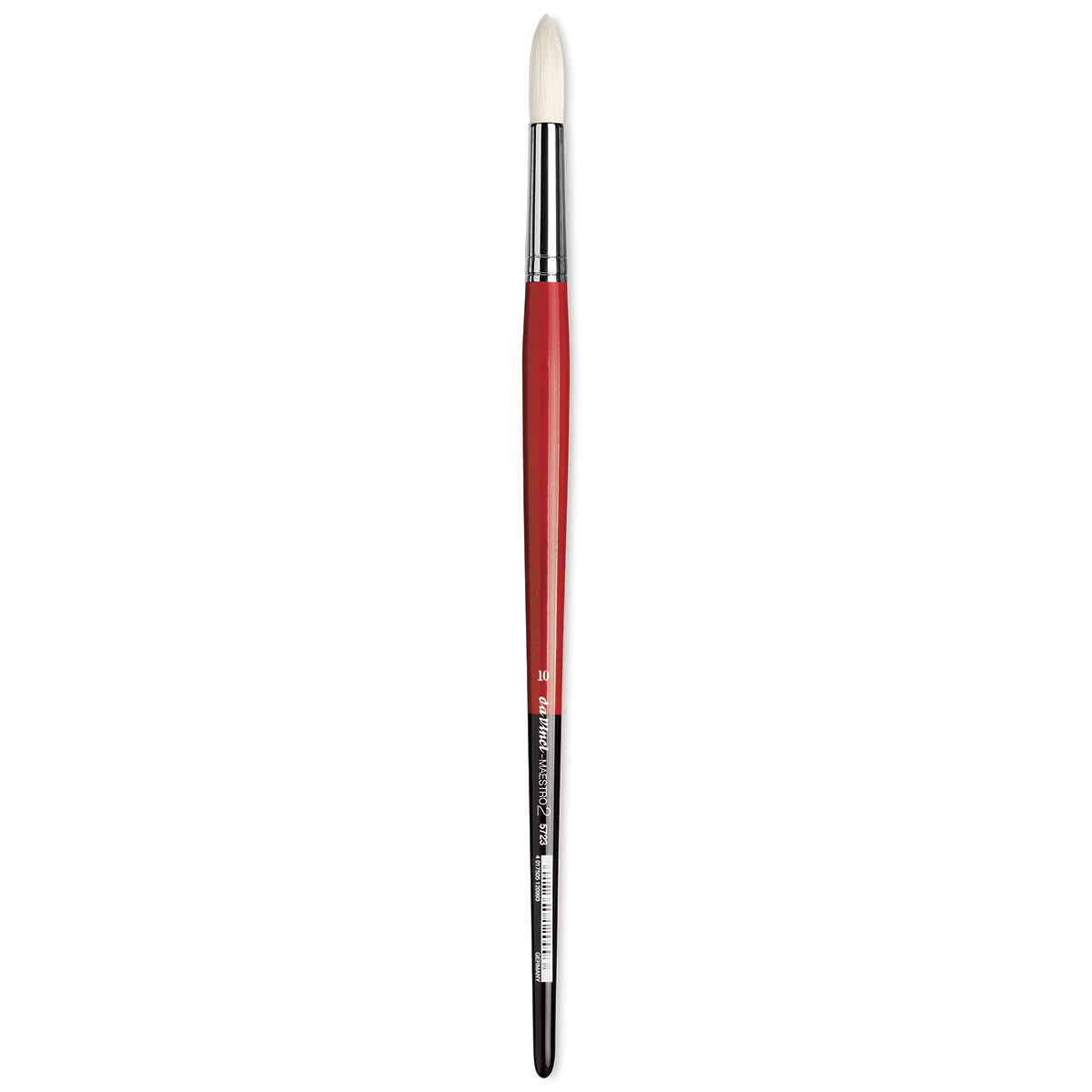 Da Vinci Maestro 2 Hog Bristle Brush - Round, Long Handle, Size 10