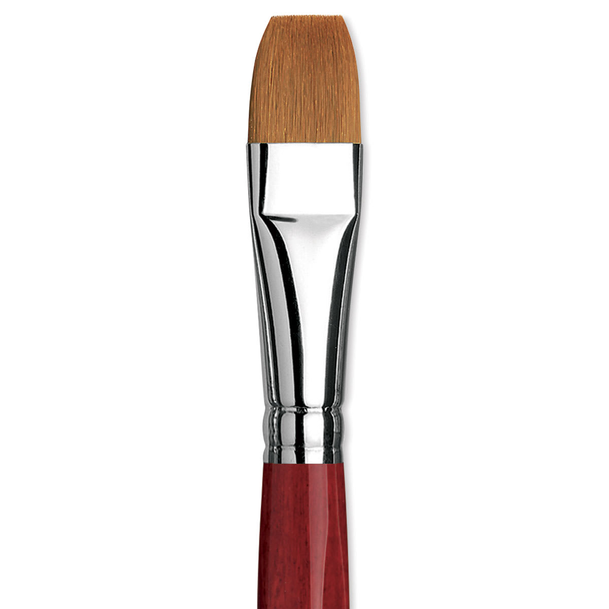 Da Vinci Cosmotop Spin Brush - Flat, Short Handle, Size 16 close up