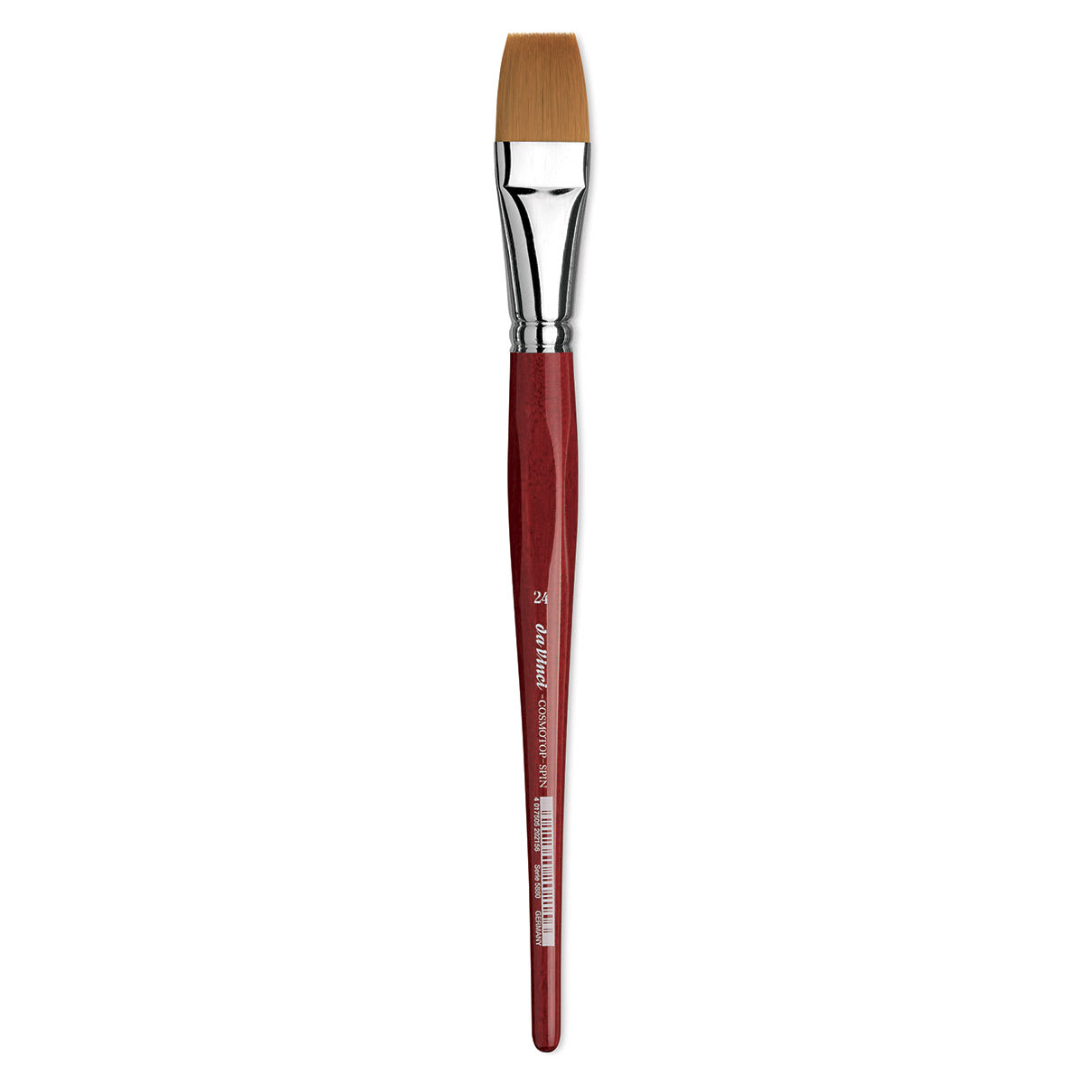 Da Vinci Cosmotop Spin Brush - Flat, Short Handle, Size 24