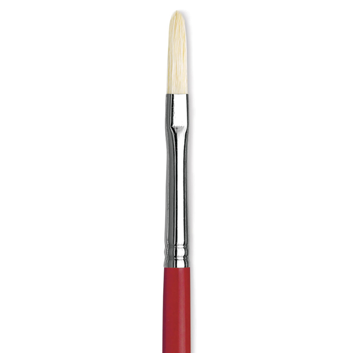 Da Vinci Maestro 2 Hog Bristle Brush - Filbert, Long Handle, Size 2 close up