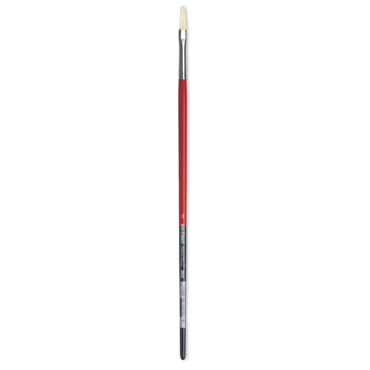 Da Vinci Maestro 2 Hog Bristle Brush - Filbert, Long Handle, Size 3