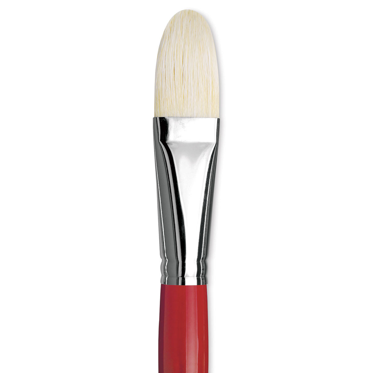 Da Vinci Maestro 2 Hog Bristle Brush - Filbert, Long Handle, Size 16 close up