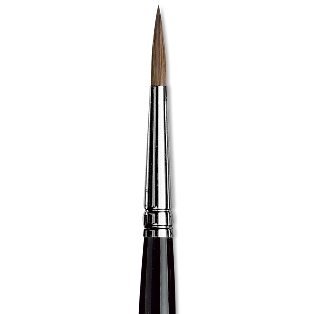 Da Vinci Maestro Kolinsky Sable Brush - Round, Short Handle, Size 6 close up