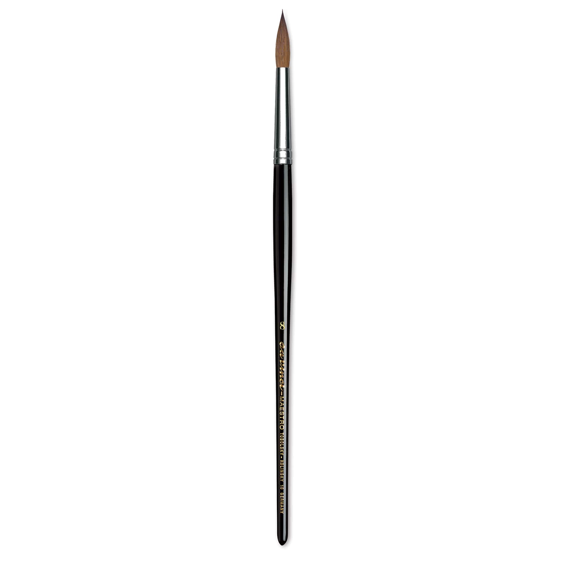 Da Vinci Maestro Kolinsky Sable Brush - Round, Short Handle, Size 8 Da Vinci Maestro Kolinsky Sable Brush - Round, Short Handle, Size 8