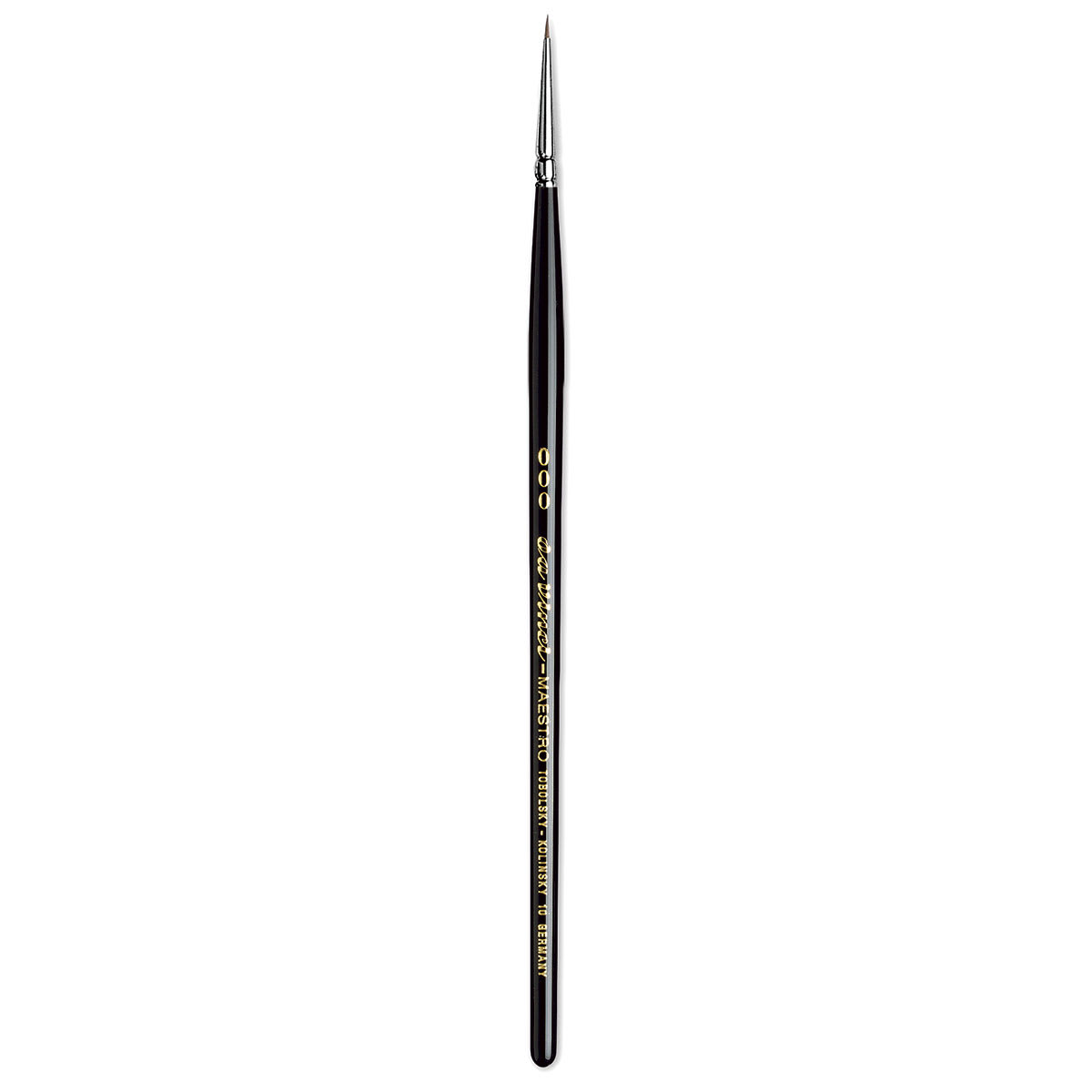 Da Vinci Maestro Kolinsky Sable Brush - Round, Short Handle, 3/0