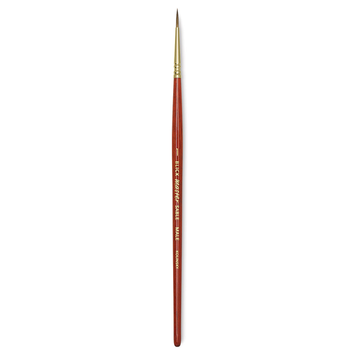Blick Master Kolinsky Sable Brush - Pointed Round, Short Handle, Size 1