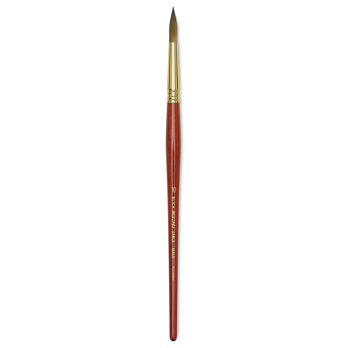 Blick Master Kolinsky Sable Brush - Pointed Round, Short Handle, Size 10