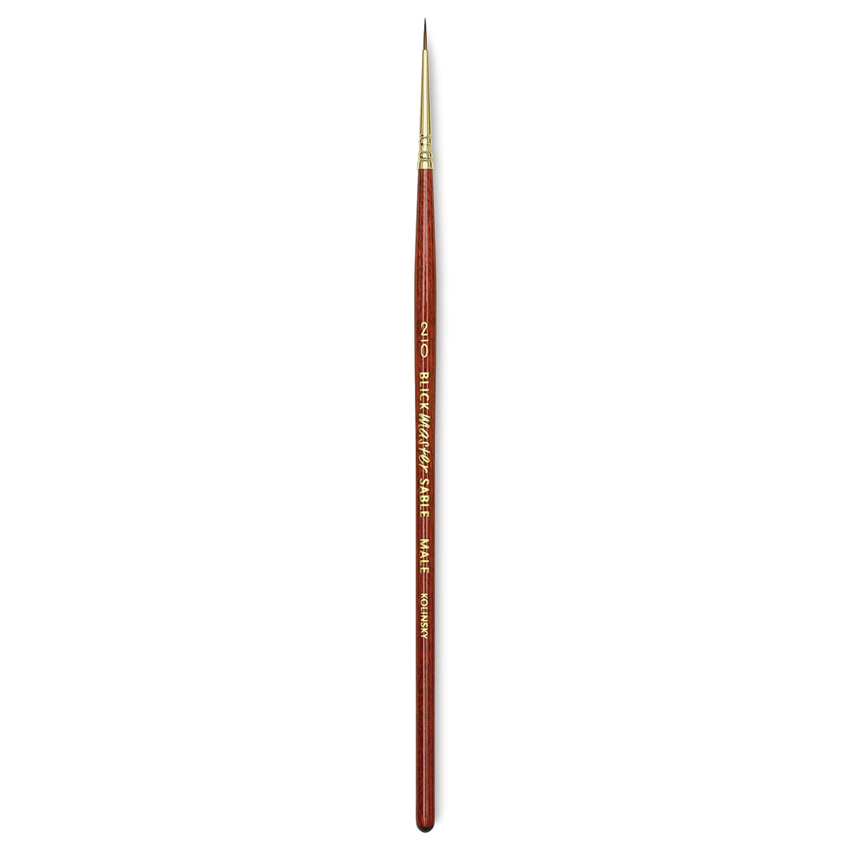 Blick Master Kolinsky Sable Brush - Pointed Round, Short Handle, 2/0
