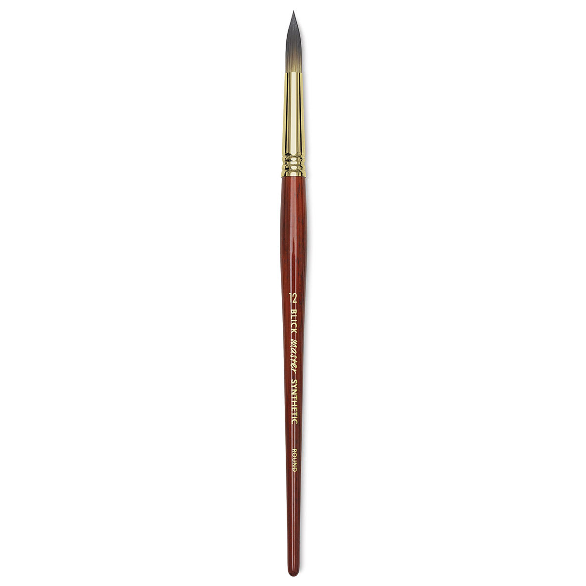 Blick Master Short Handle Synthetic Brush - Round, Size 12