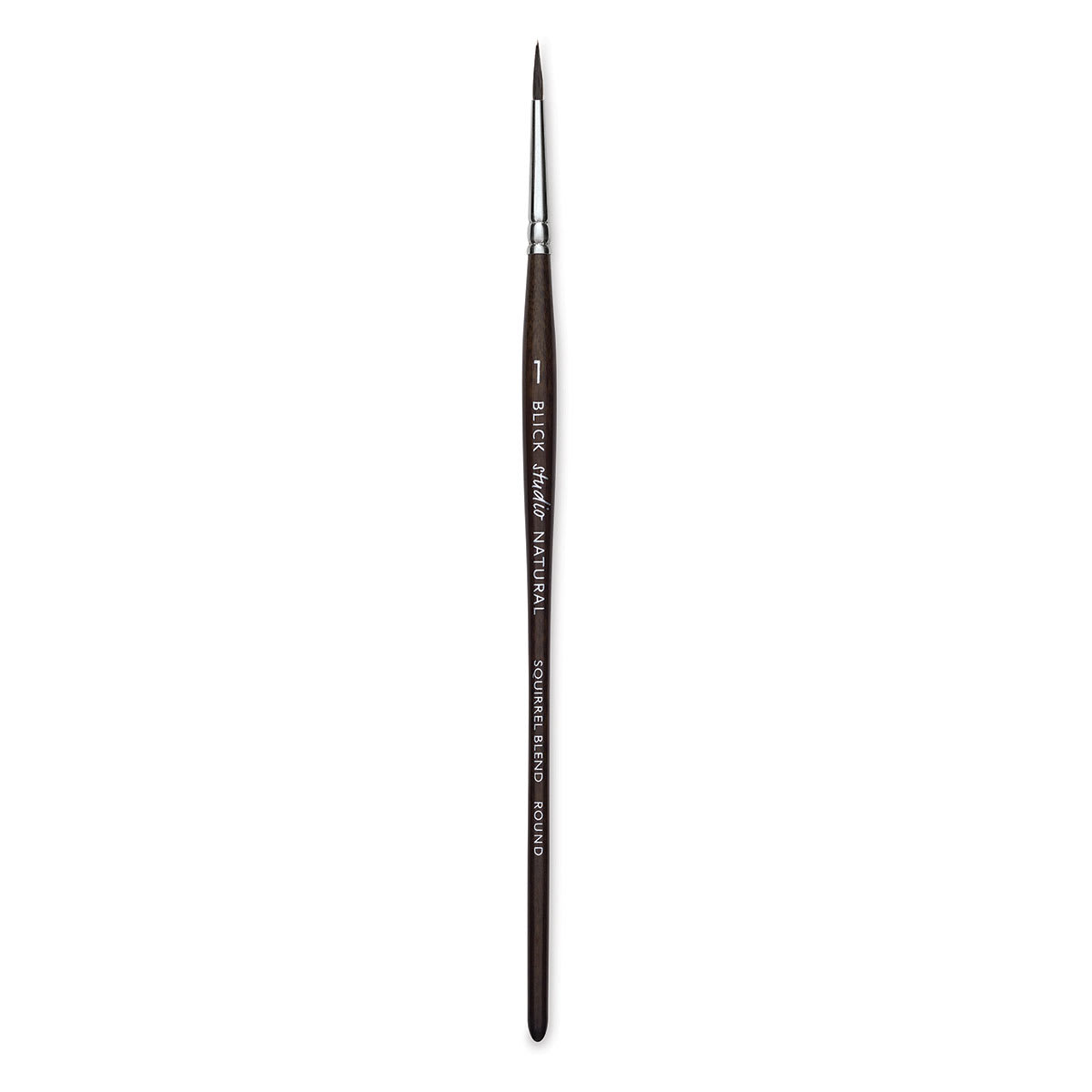 Blick Studio Natural Squirrel Brush - Round, Black Handle, Size 1
