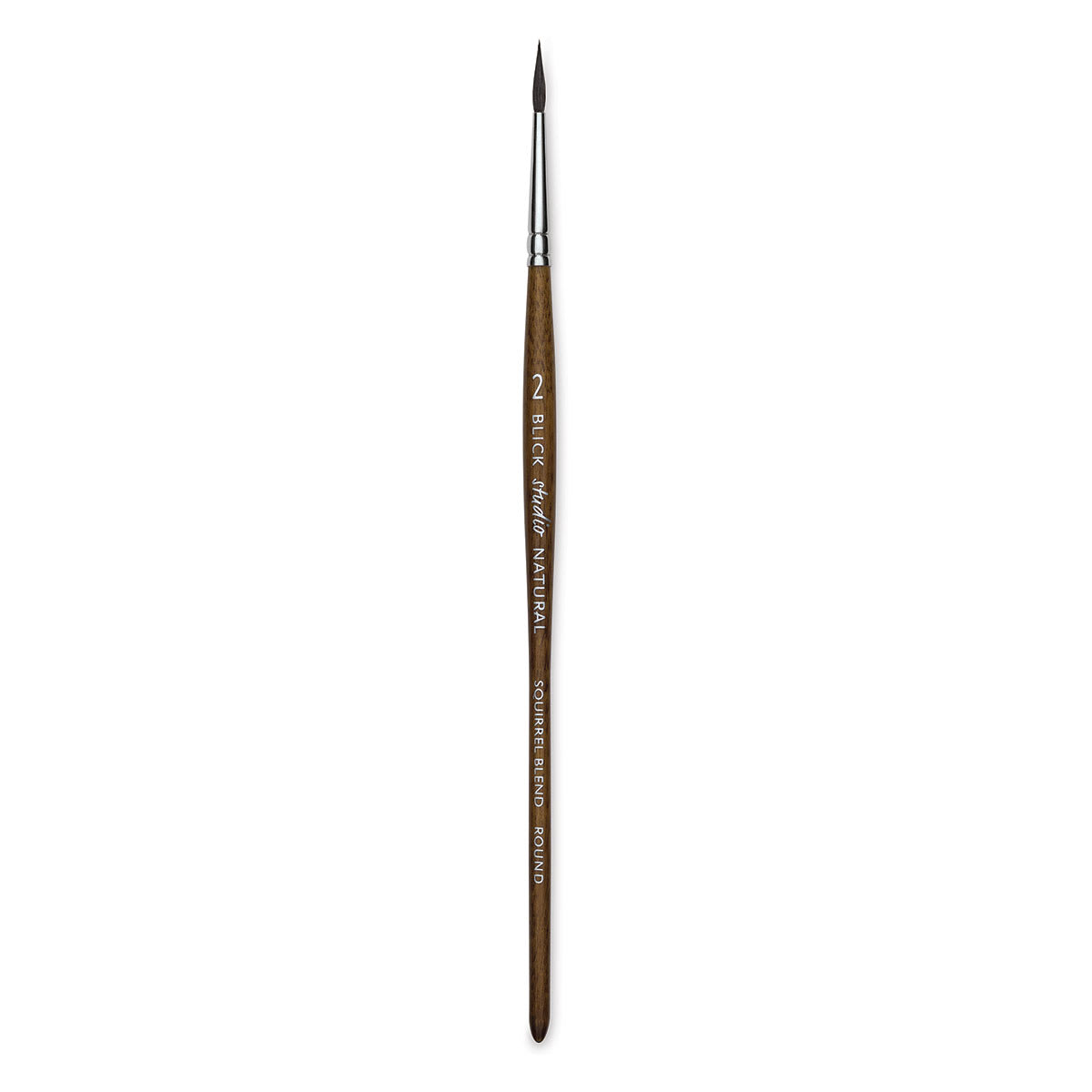 Blick Studio Natural Squirrel Brush - Round, Black Handle, Size 2