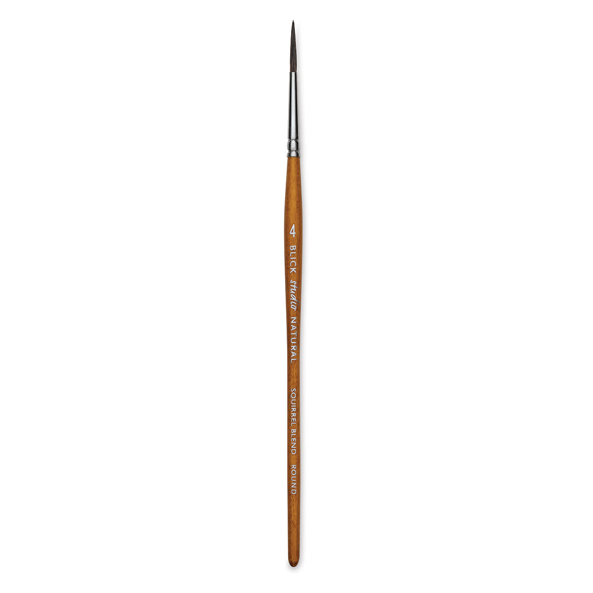 Blick Studio Natural Squirrel Brush - Round, Black Handle, Size 4