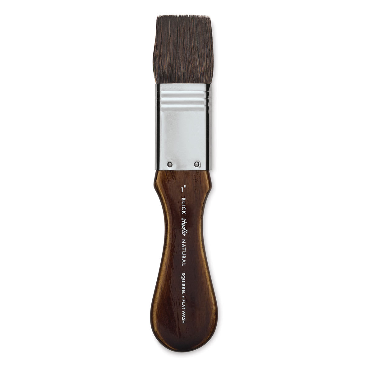 Blick Studio Natural Squirrel Brushes - Flat Wash brush shown upright