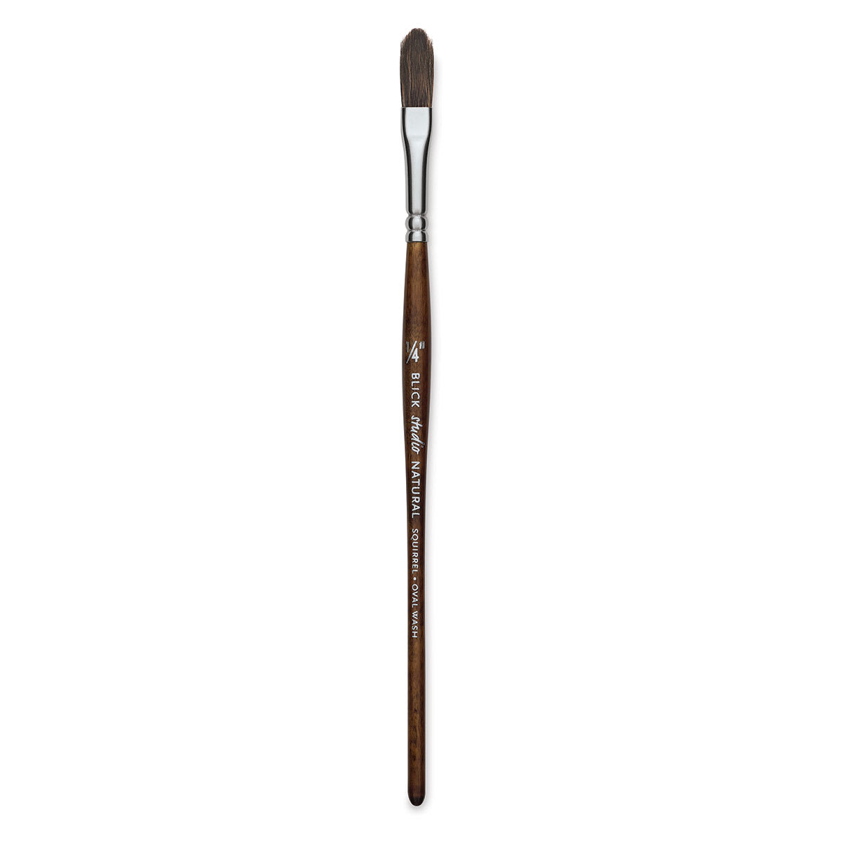 Blick Studio Natural Squirrel Brush - Oval Wash, Short Handle, 1/4"