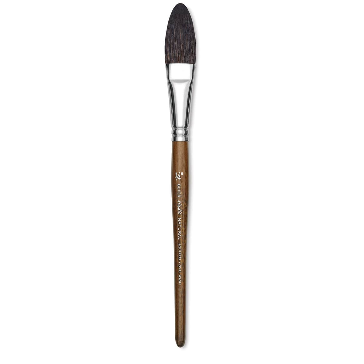 Blick Studio Natural Squirrel Brush - Oval Wash, Short Handle, 3/4"