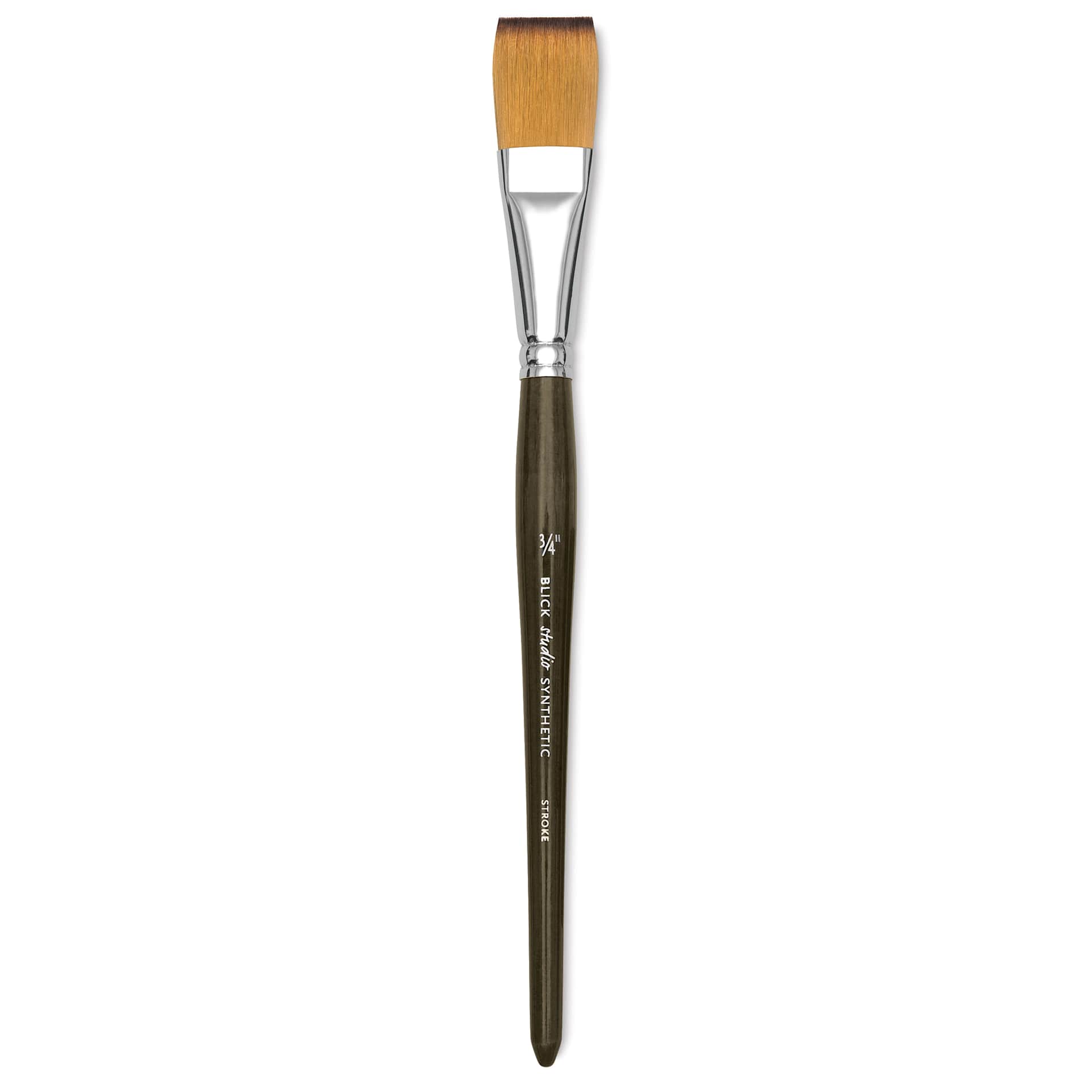 Blick Studio Short Handle Synthetic Brush - One-Stroke Wash, Short Handle, 3/4"