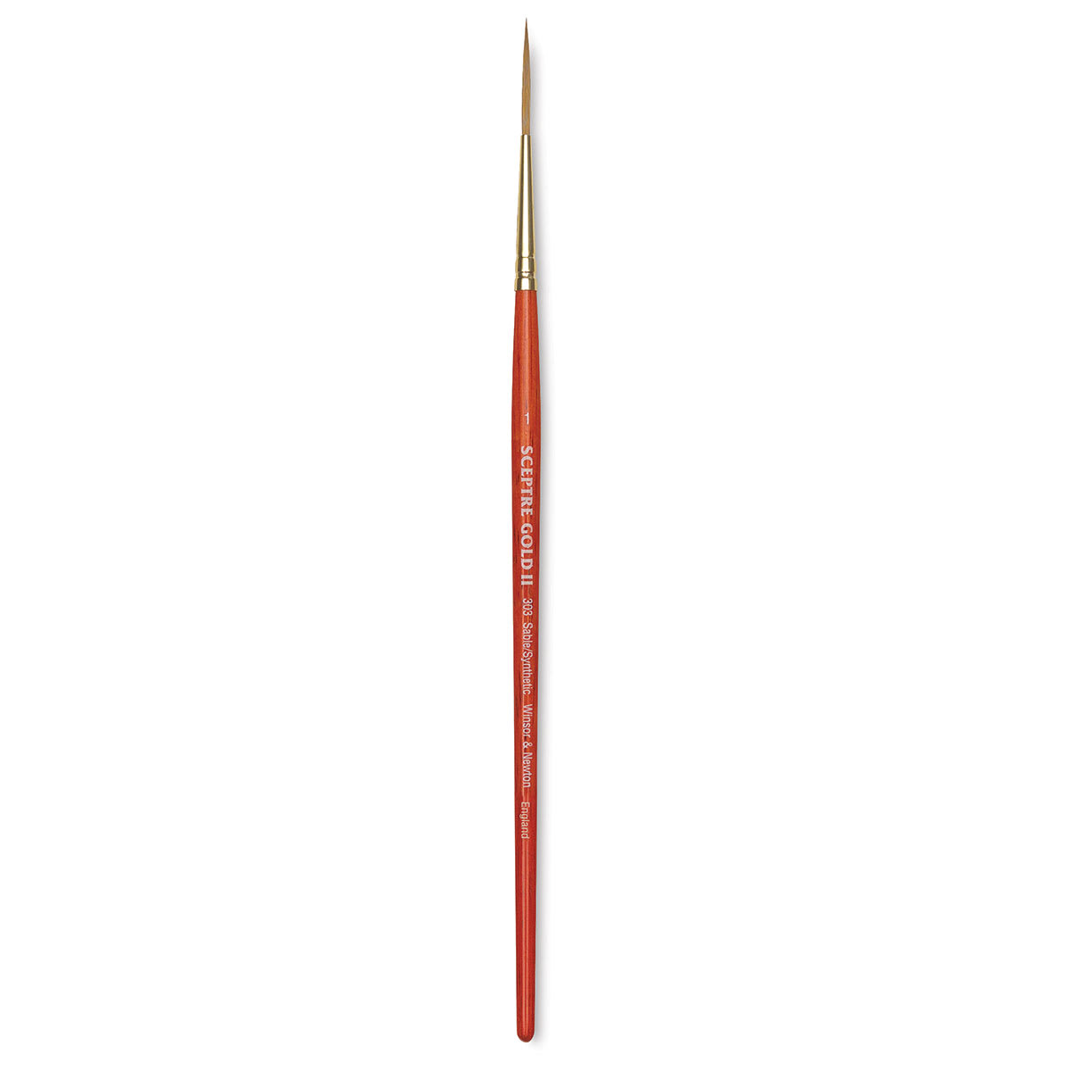 Winsor & Newton Sceptre Gold II Brush - Rigger, Short Handle, Size 1