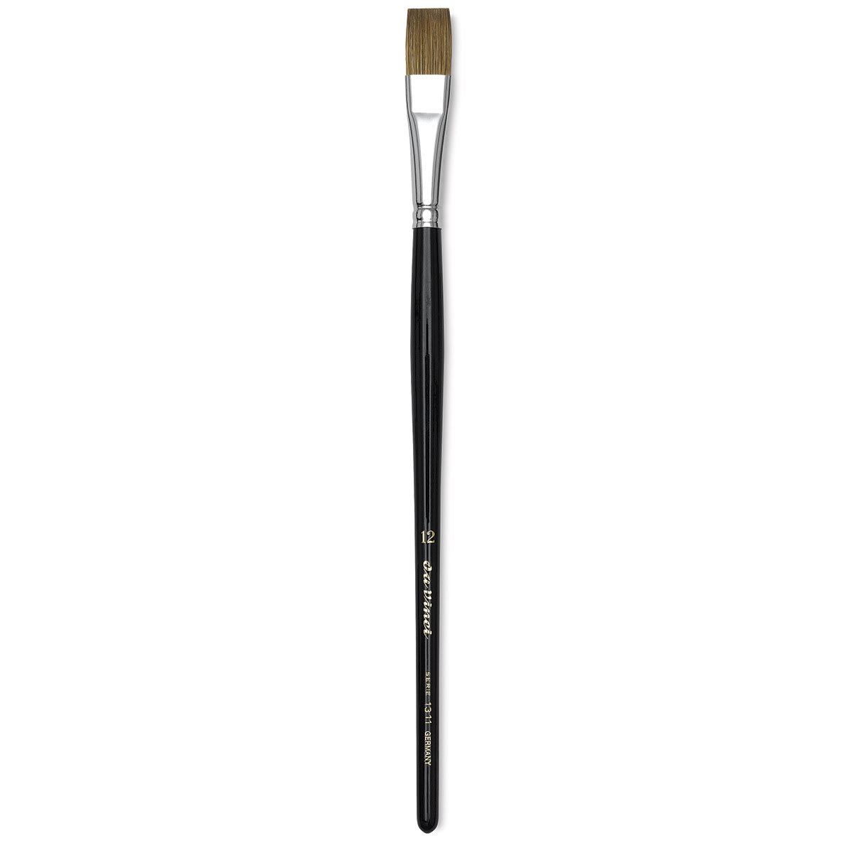 Da Vinci Maestro Kolinsky Brushes - Flat brush shown upright
