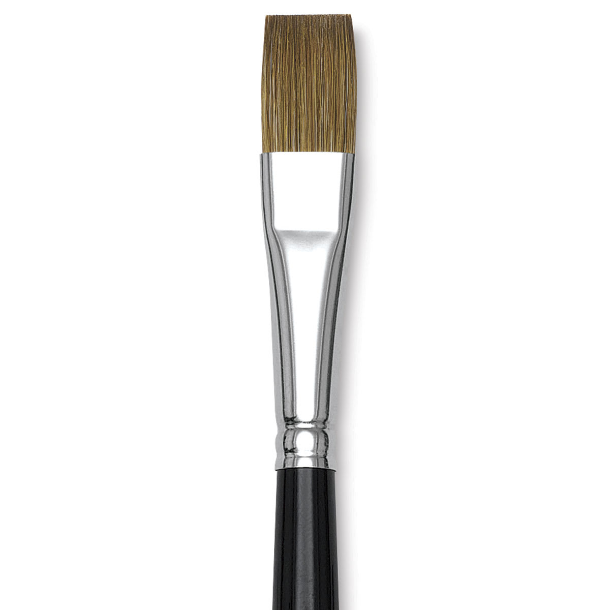 Da Vinci Maestro Kolinsky Brushes - Closeup of tip of Flat brush
