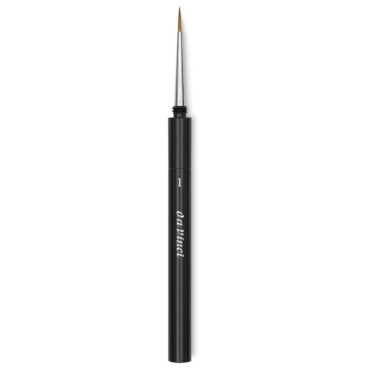 Da Vinci Maestro Kolinsky Brush - Travel Round, Short Handle, Size 1