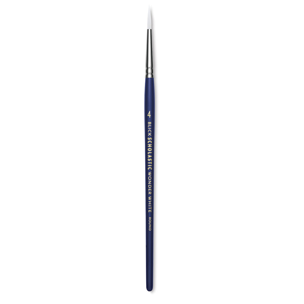 Blick Scholastic Short Handle Wonder White Brush - Round, Size 4