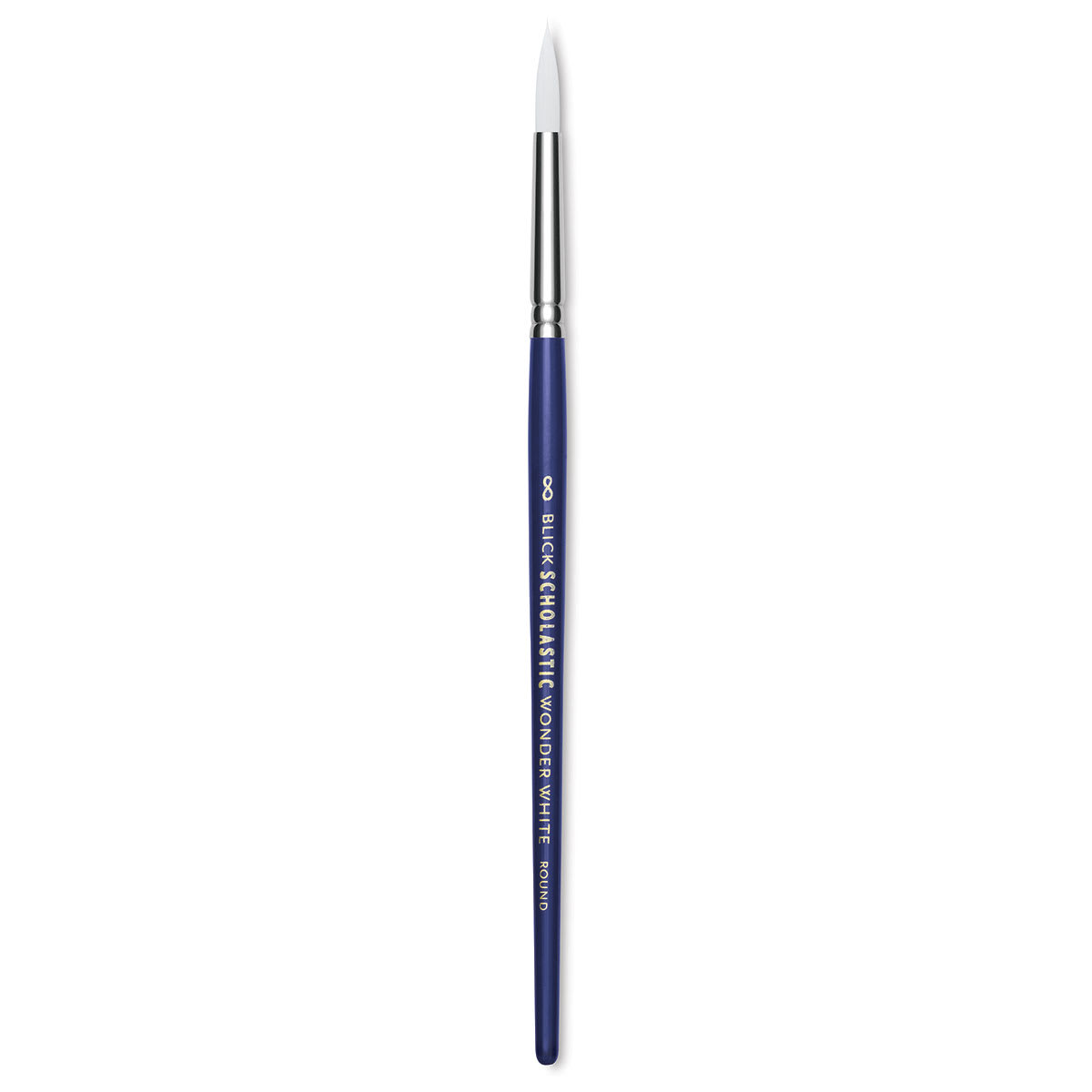 Blick Scholastic Short Handle Wonder White Brush - Round, Size 8
