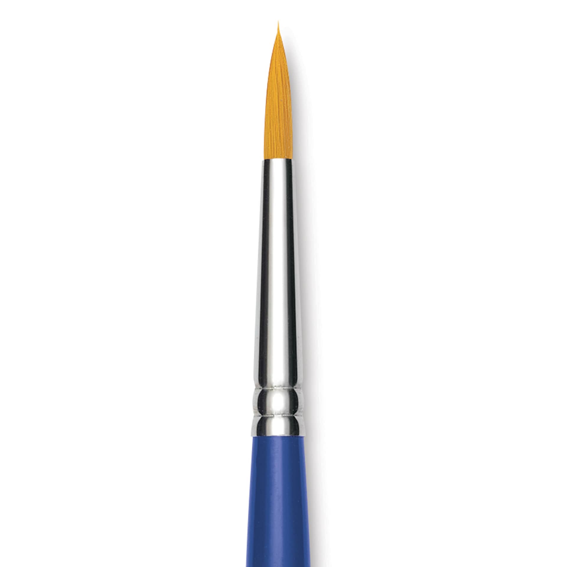 Blick Scholastic Short Handle Golden Taklon Brush - Round, Size 6