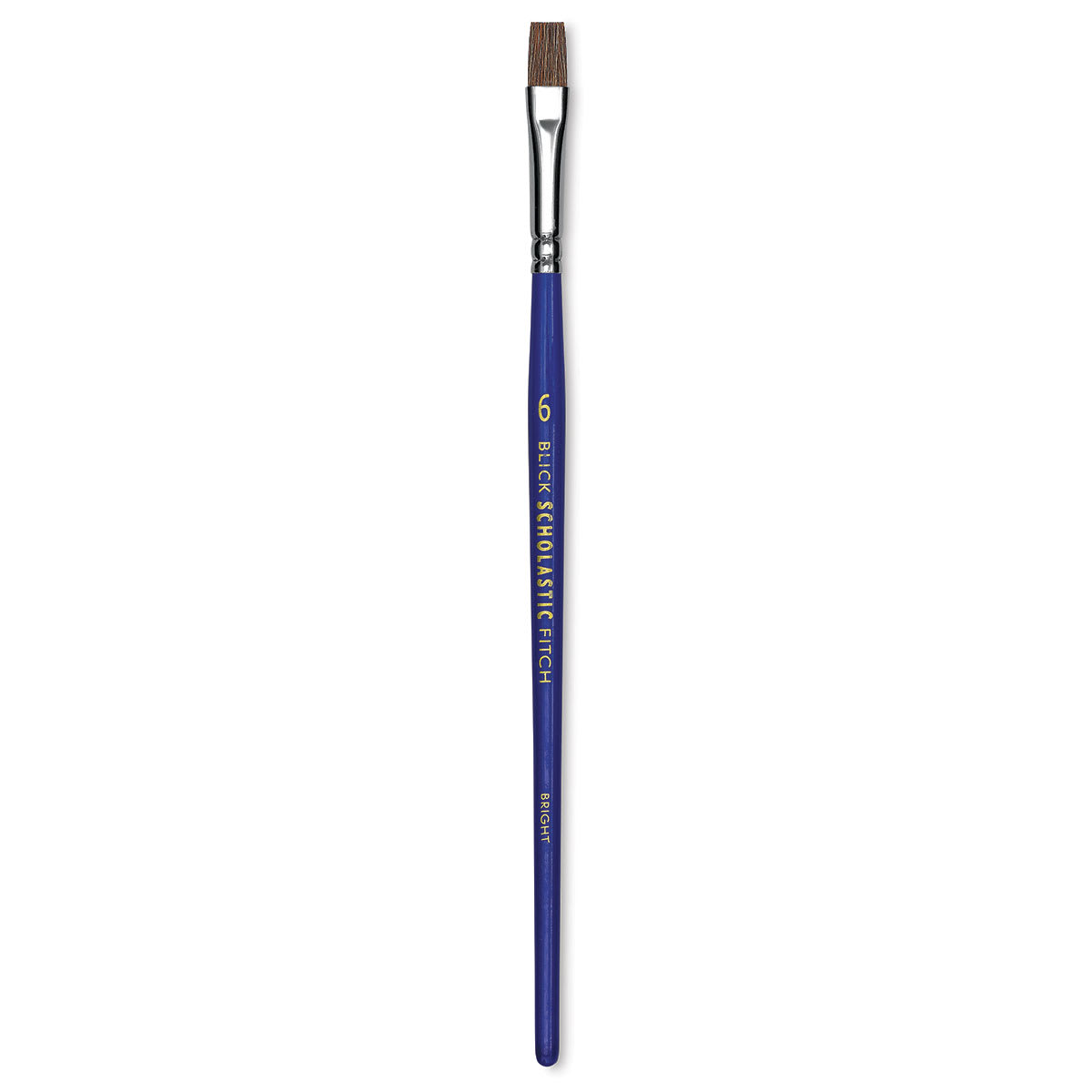 Blick Scholastic Pony Brush - Bright, Short Handle, Size 6