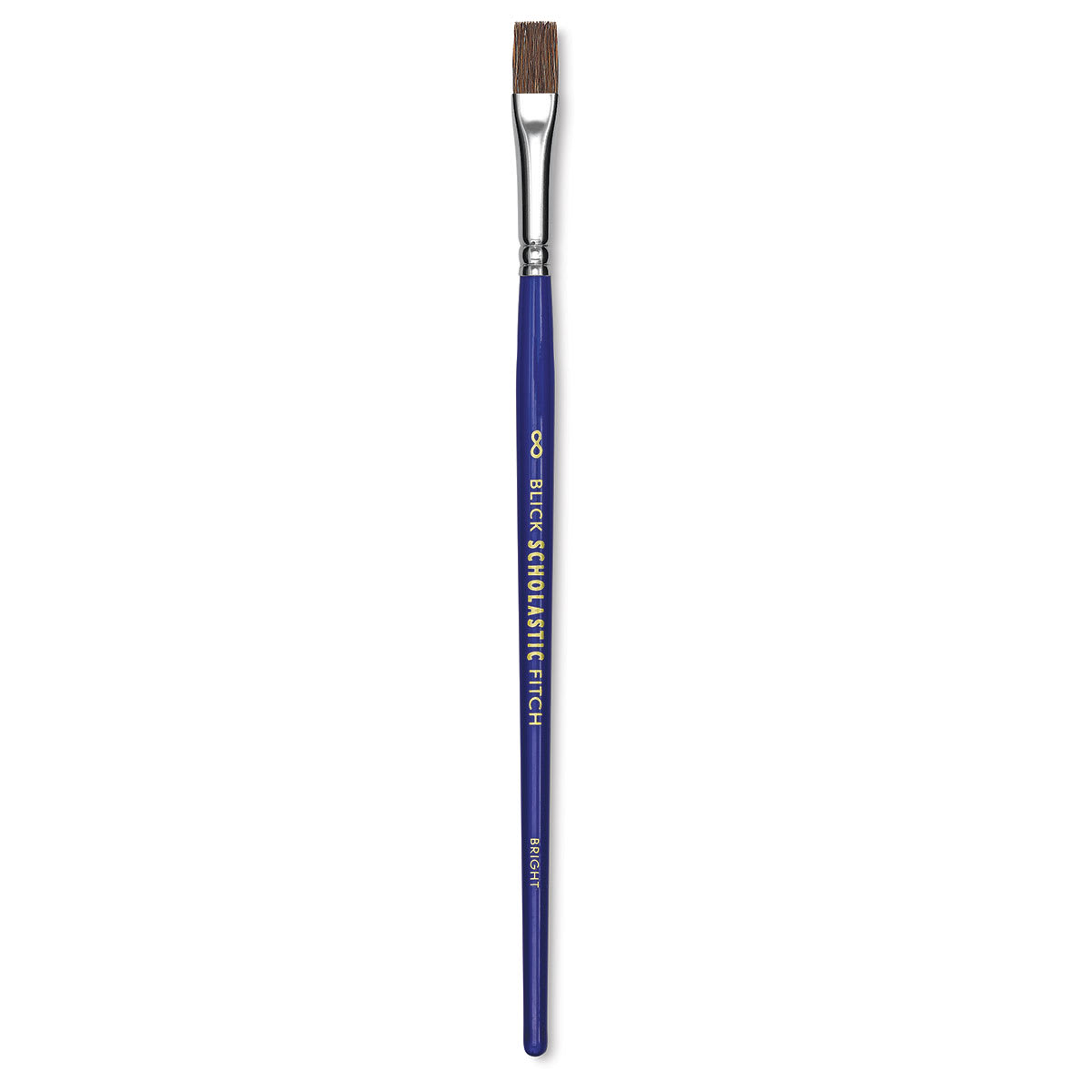 Blick Scholastic Pony Brush - Bright, Short Handle, Size 8