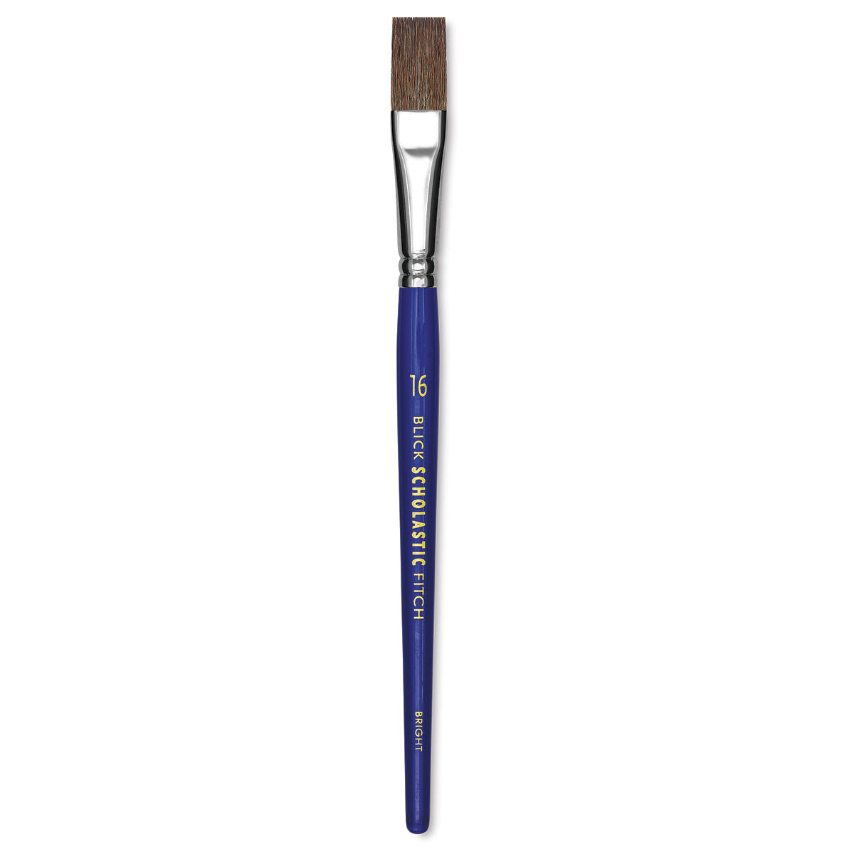 Blick Scholastic Pony Brush - Bright, Short Handle, Size 16