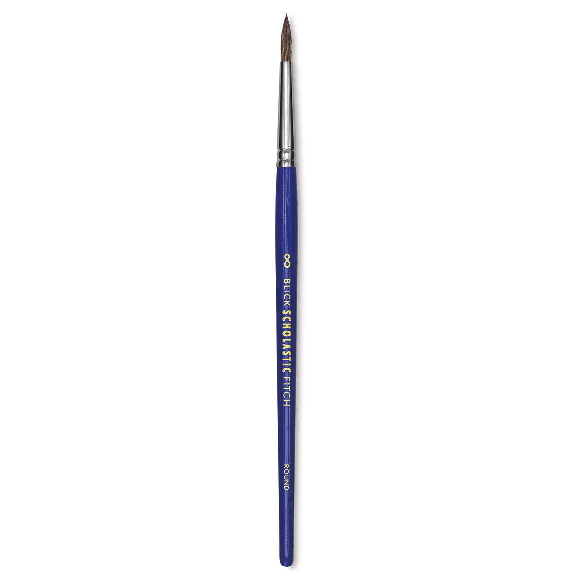 Blick Scholastic Pony Brush - Round, Short Handle, Size 8