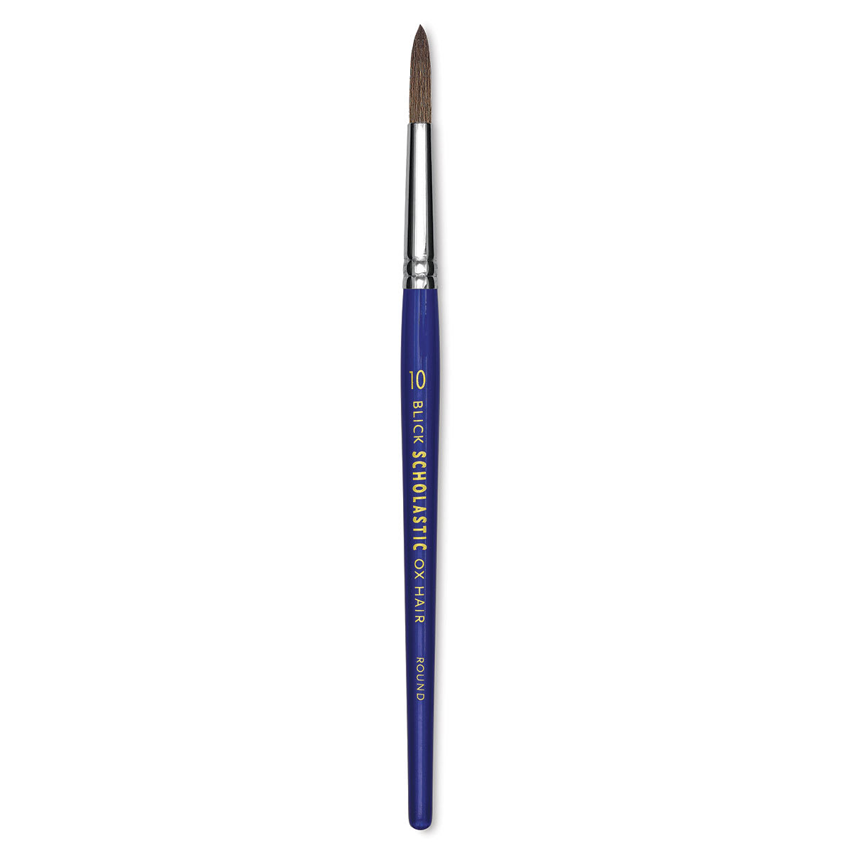Blick Scholastic Ox Brush - Round, Short Handle, Size 10
