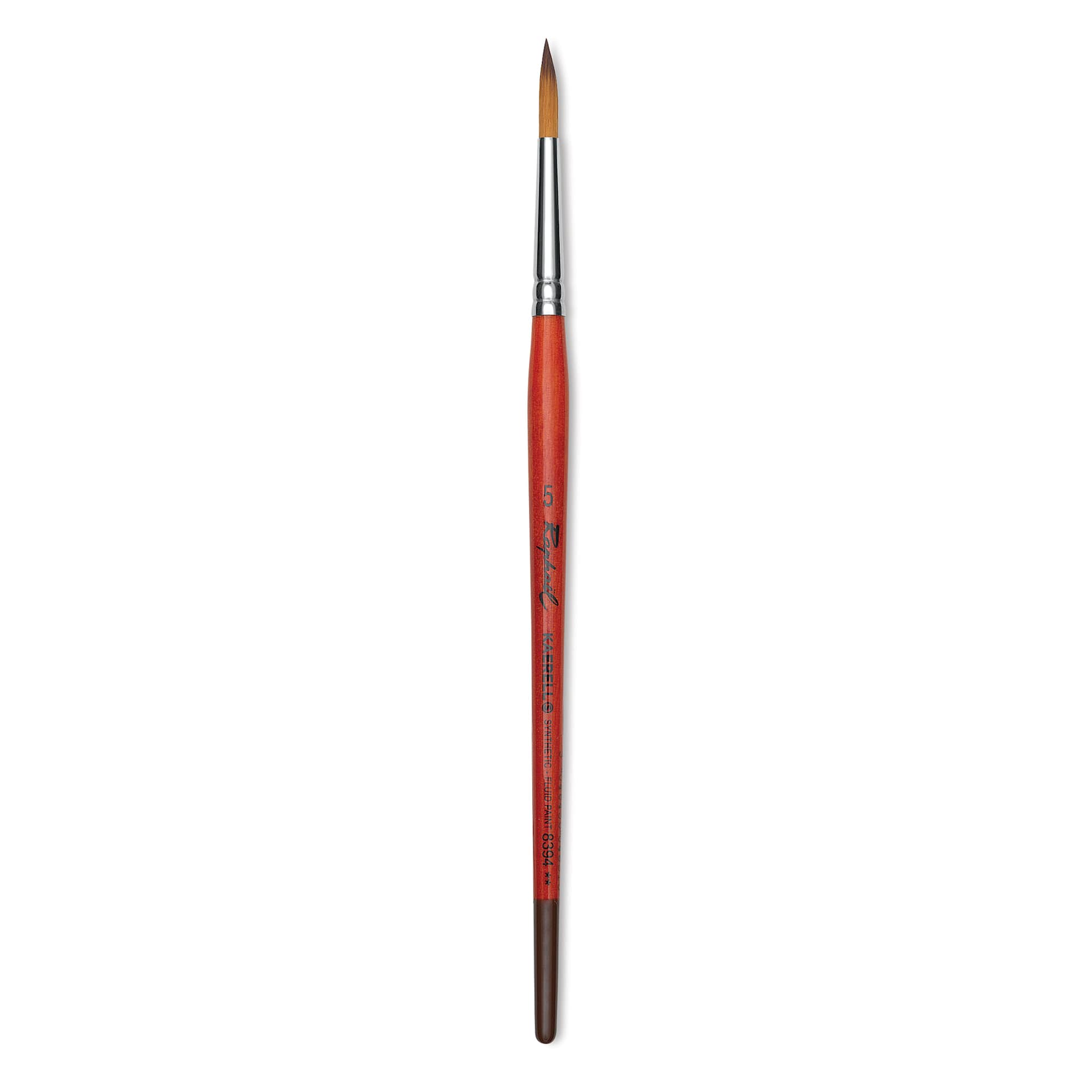 Raphael Golden Kaerell Brush - Pointed Round, Short Handle, Size 5