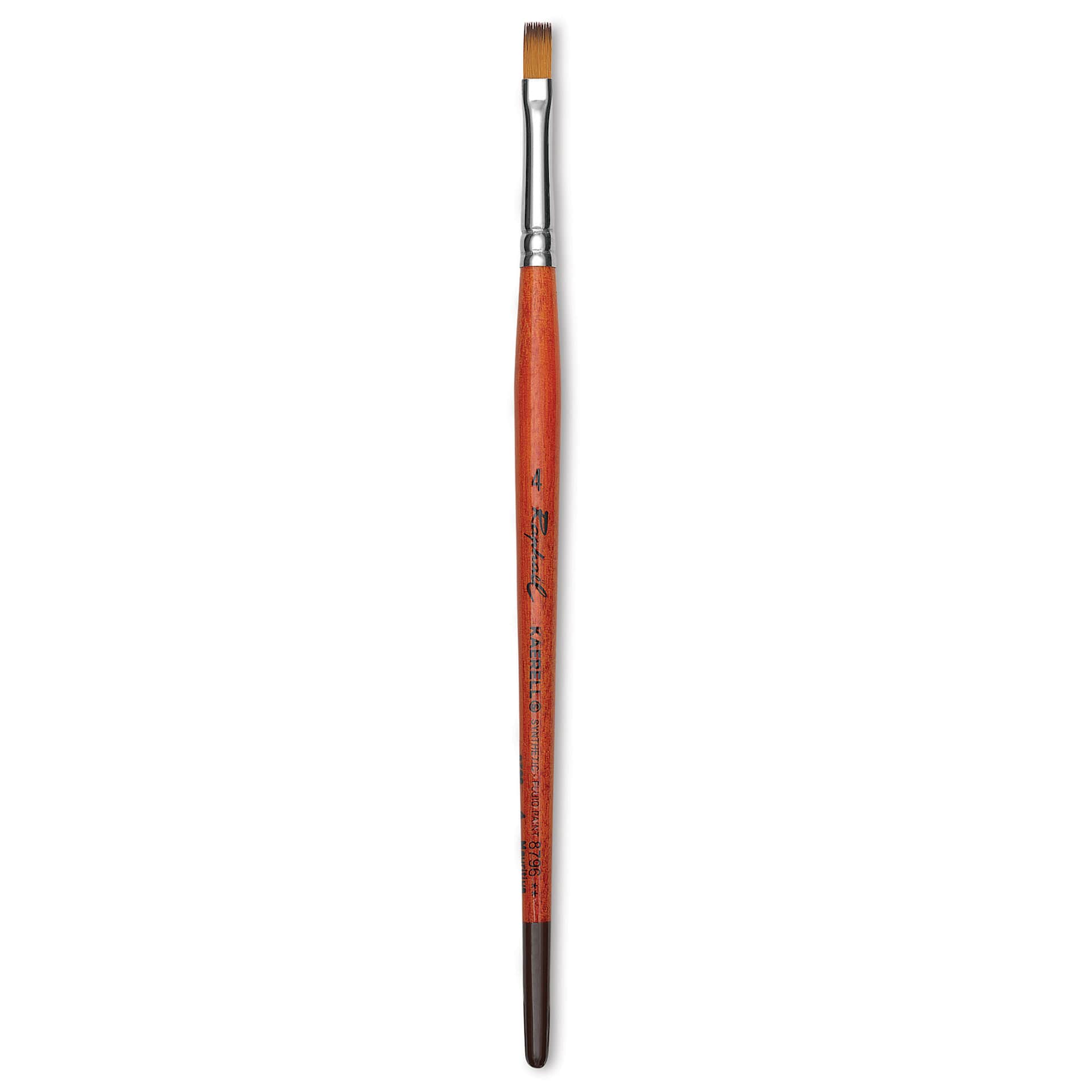 Raphael Golden Kaerell Brush - Flat, Short Handle, Size 4