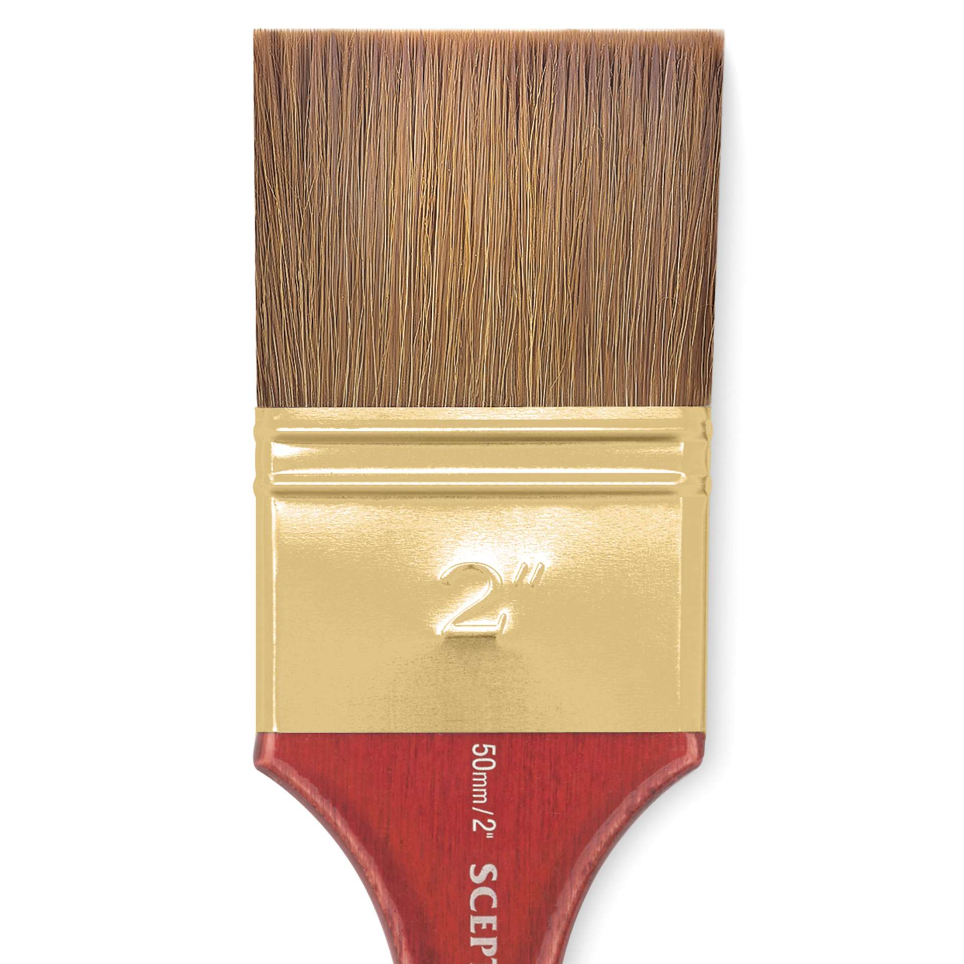 Winsor & Newton Sceptre Gold II Brush - Wash, Short Handle, Size 2" closeup