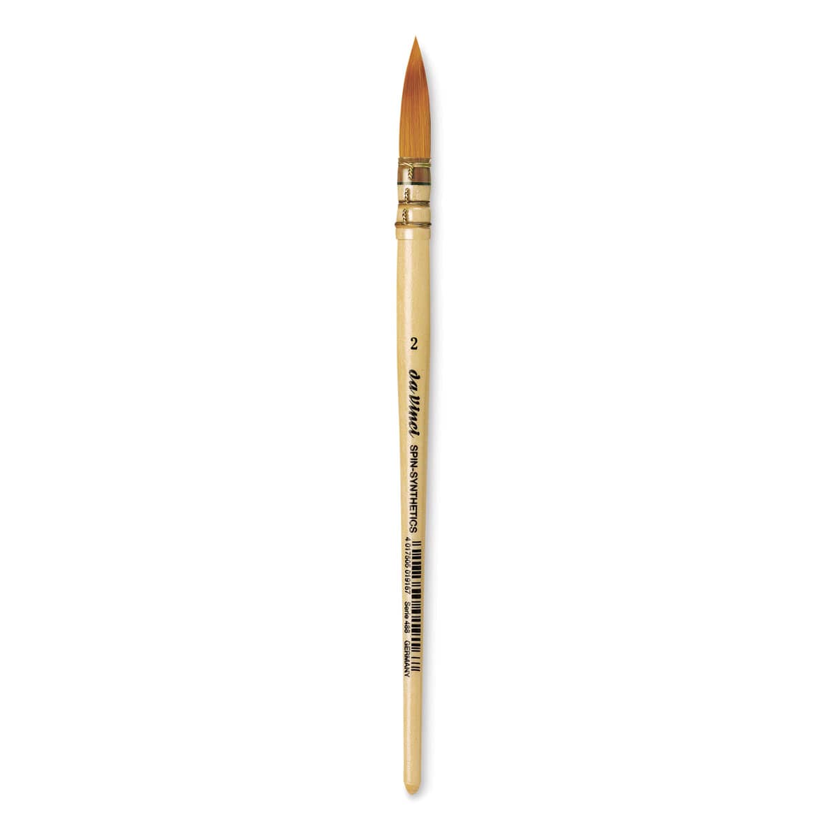 Da Vinci Cosmotop Spin Brush - Quill, Short Handle, Size 2