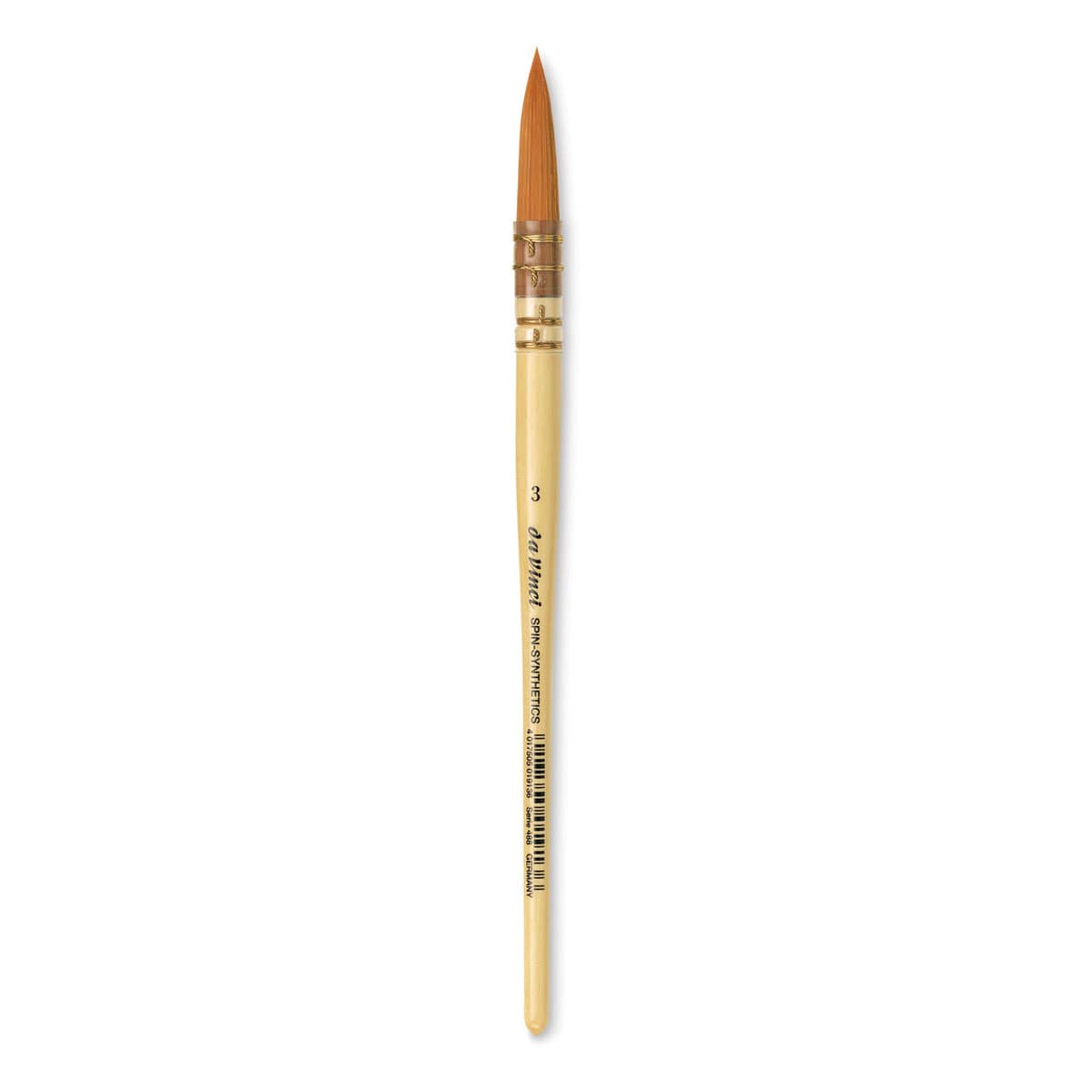 Da Vinci Cosmotop Spin Brush - Quill, Short Handle, Size 3