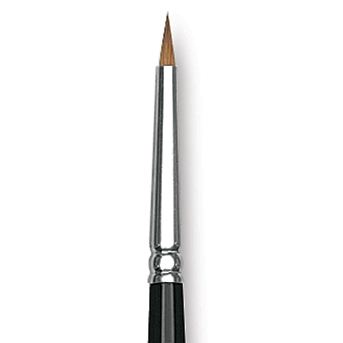 Winsor & Newton Series 7 Kolinsky Sable Brush - Miniature Round, Size 3 close-up