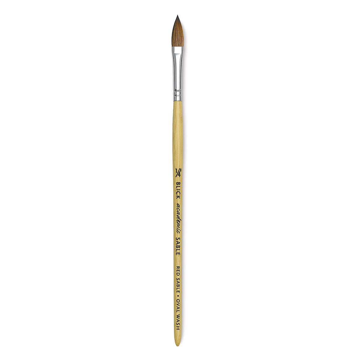 Blick Academic Red Sable Brush - Oval Wash, Size 1/4"