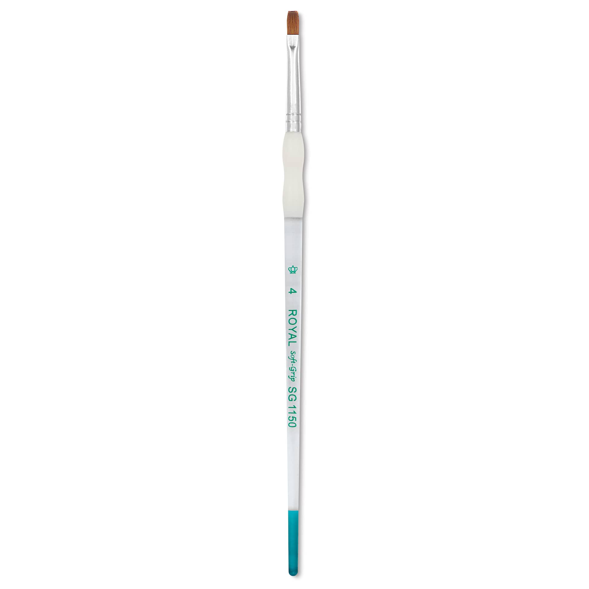 Royal & Langnickel Soft Grip Synthetic Sable Brushes - Shader, Short Handle, Size 4