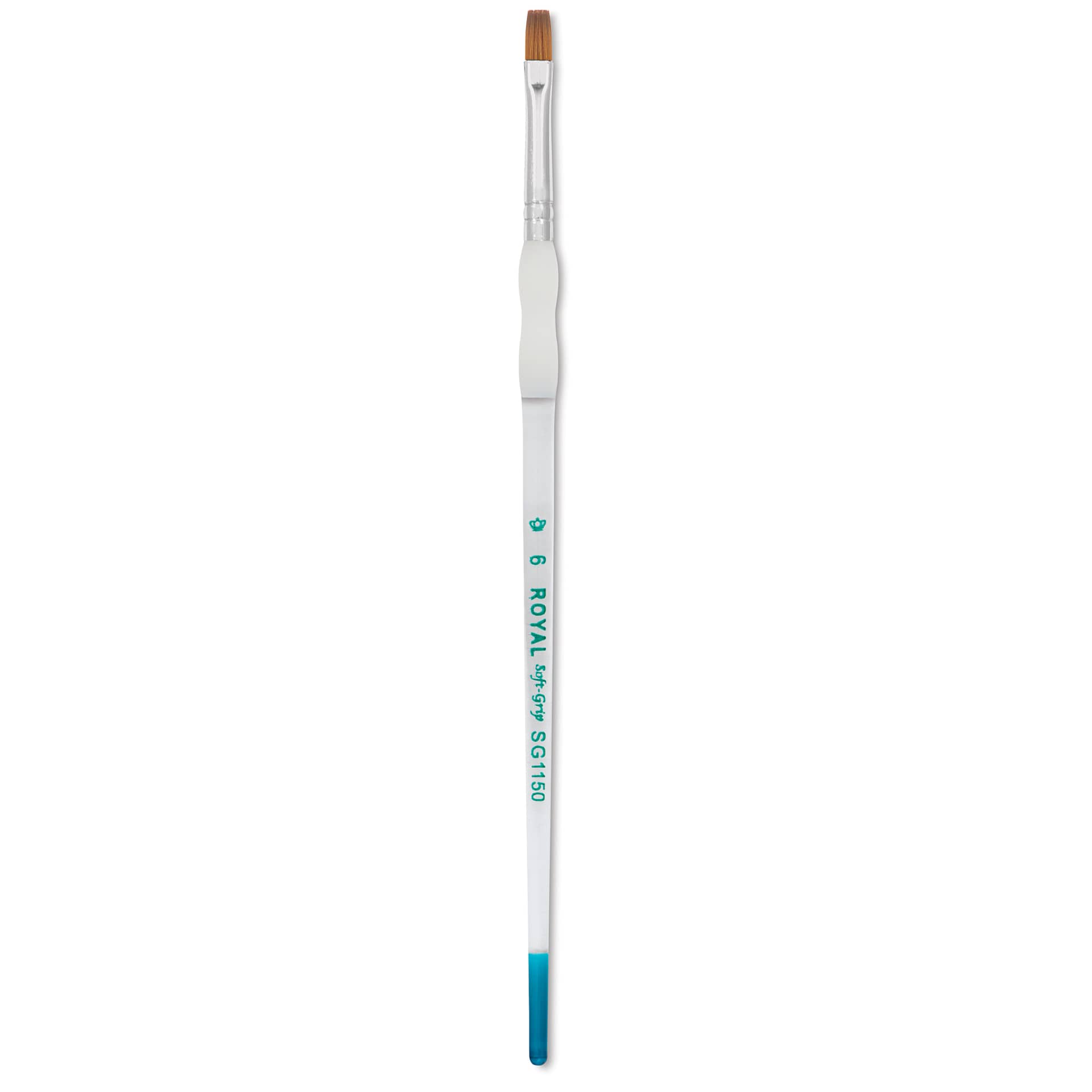 Royal & Langnickel Soft Grip Synthetic Sable Brushes - Shader, Short Handle, Size 6