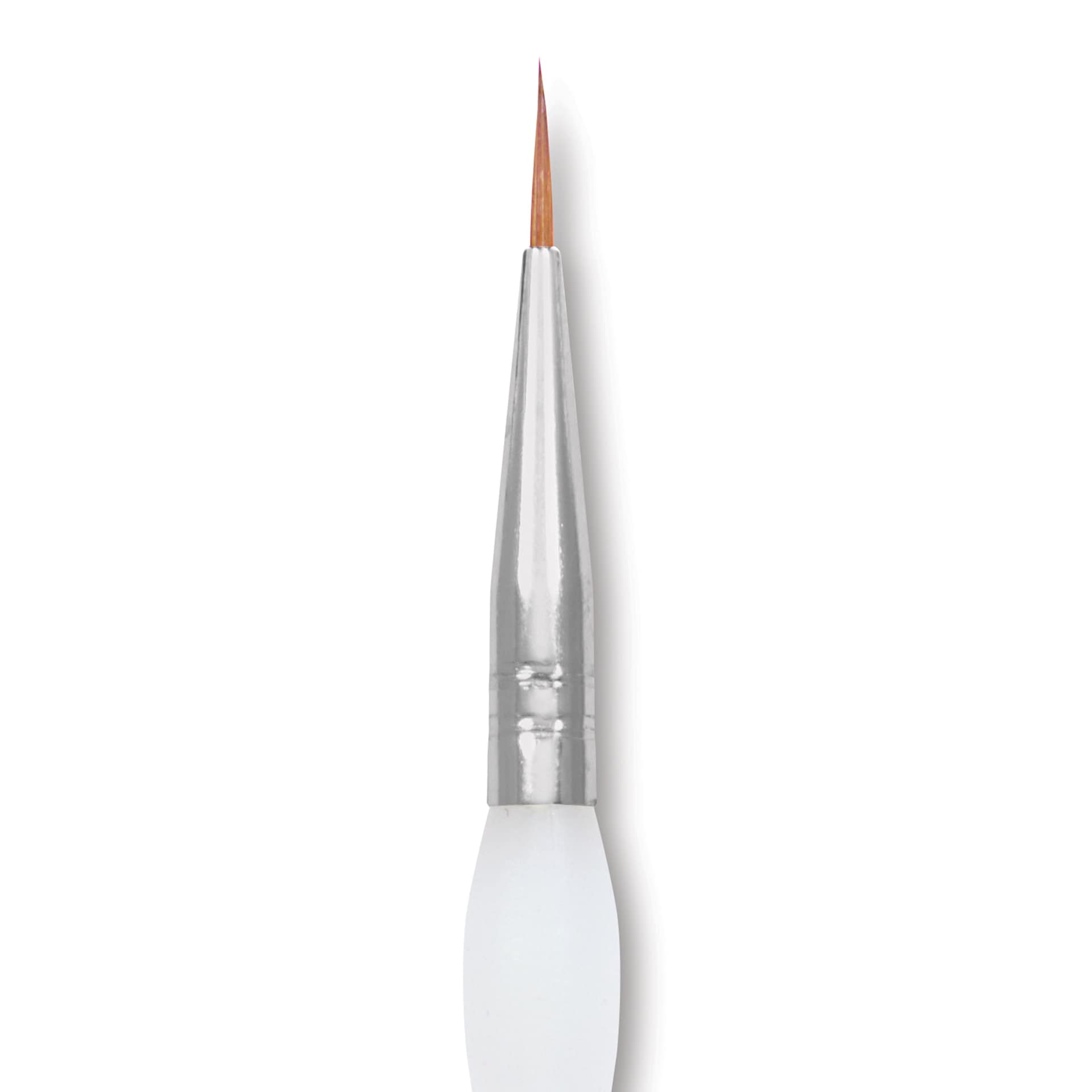 Royal & Langnickel Soft Grip Synthetic Sable Brushes - Round, Short Handle, Size 1, close-up